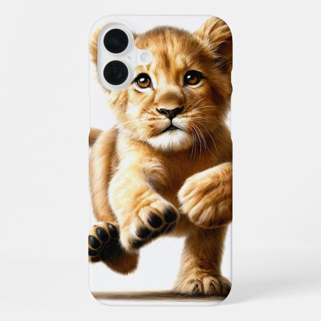 Lion Cub Phone Case iPhone Hülle (Rückseite)