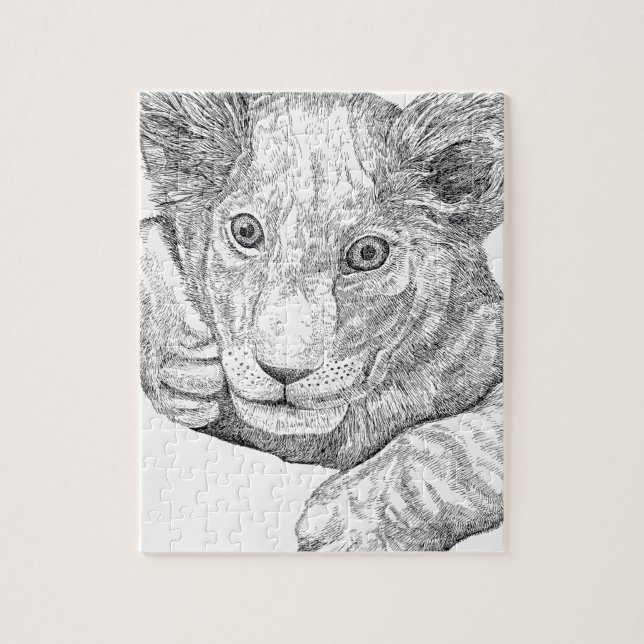 Lion Cub Puzzle (Vertikal)