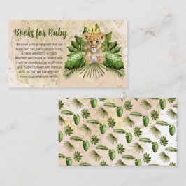 Lion Cub Tropical Baby Showbücher für Baby Begleitkarte