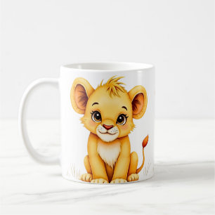 Lion Cub - Wildlife Fantasy Art Kaffeetasse