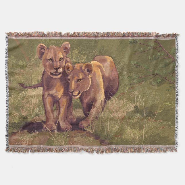 Lion Cubs Decke (Vorderseite)