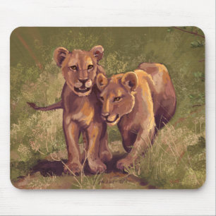Lion Cubs Mousepad