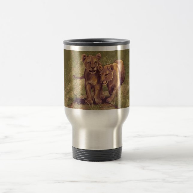Lion Cubs Reisebecher (Mittel)