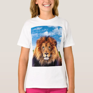 Lion der König des Waldes T-Shirt
