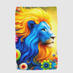Lion Design Golfhandtuch