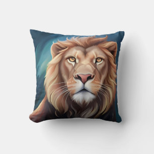 Lion Digital Art Portrait-56556 Kissen
