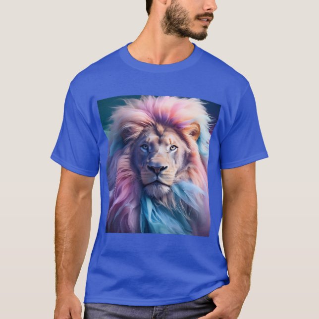 Lion Digital Art T - Shirt (Vorderseite)