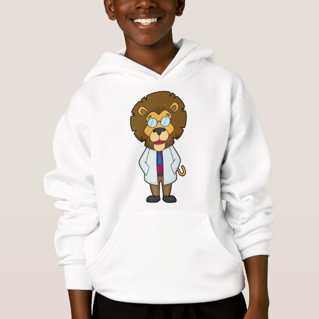 Lion Doctor's Coat Hoodie (Vorderseite)