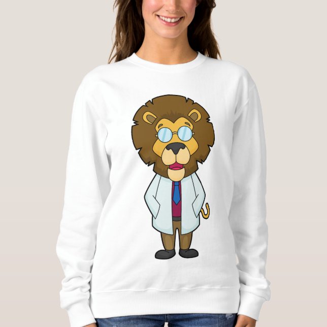 Lion Doctor's Coat Sweatshirt (Vorderseite)