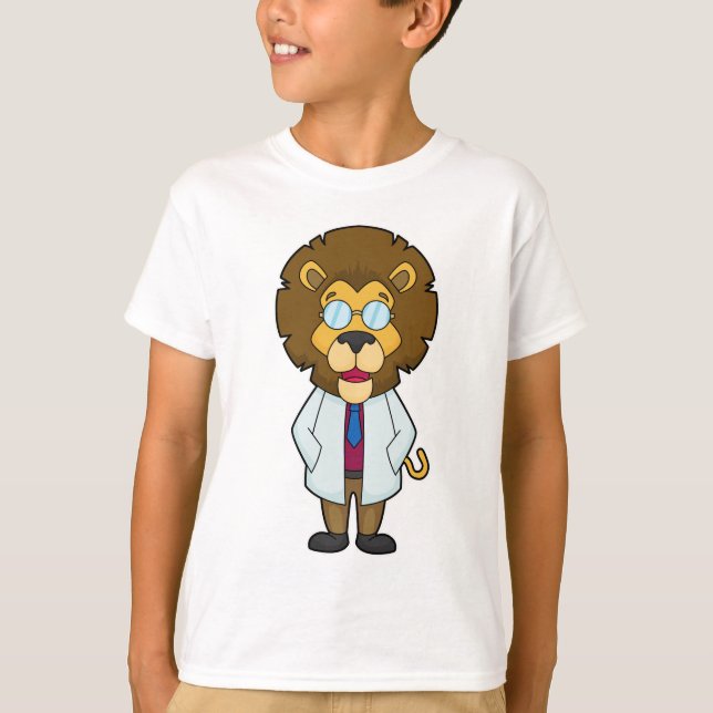 Lion Doctor's Coat T-Shirt (Vorderseite)