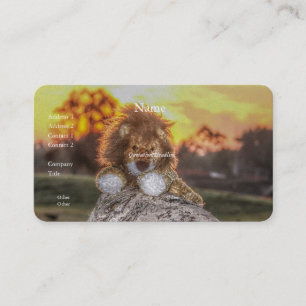 Lion Doll bei Sunrise Business Card Visitenkarte