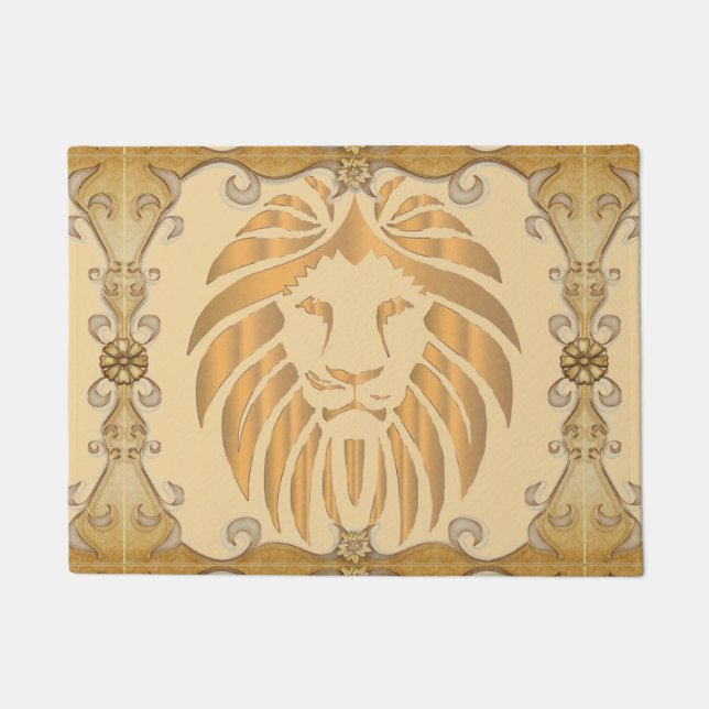 Lion Door Mat Fußmatte (Vorderseite)