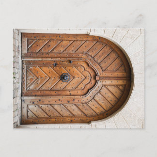 Lion Door Postcard Postkarte