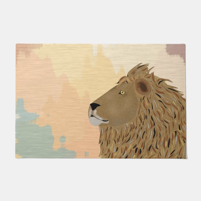 Lion Doormat Fußmatte (Vorderseite)