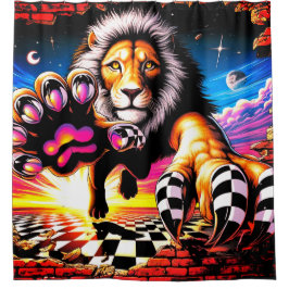Lion Duschvorhang