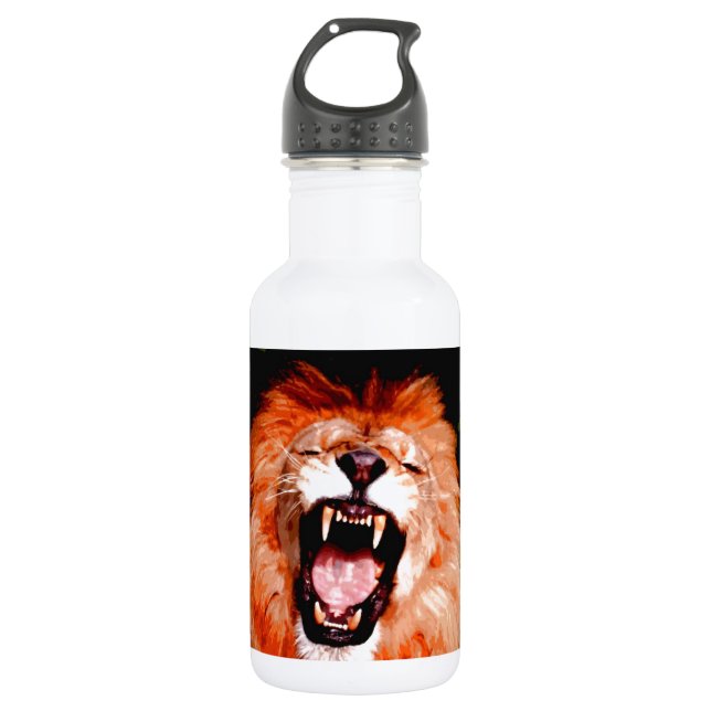 Lion Edelstahlflasche (Vorderseite)