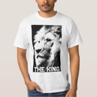 Lion Face King Elegante Moderne Mens Template Weiß