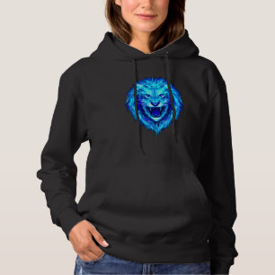 Lion Face King Head Zotier für Männer Jungs Männer Hoodie