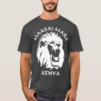 Lion Face Maasai Mara Kenya National Reserve T-Shirt