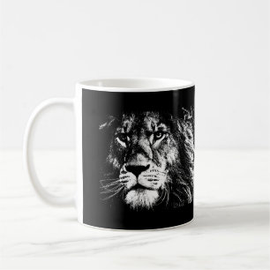 Lion Face The King Animals Pop Art Template Kaffeetasse