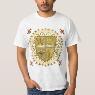 Lion Familienwappen Name T-Shirt