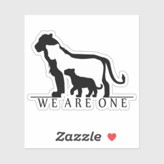 Lion Family Aufkleber