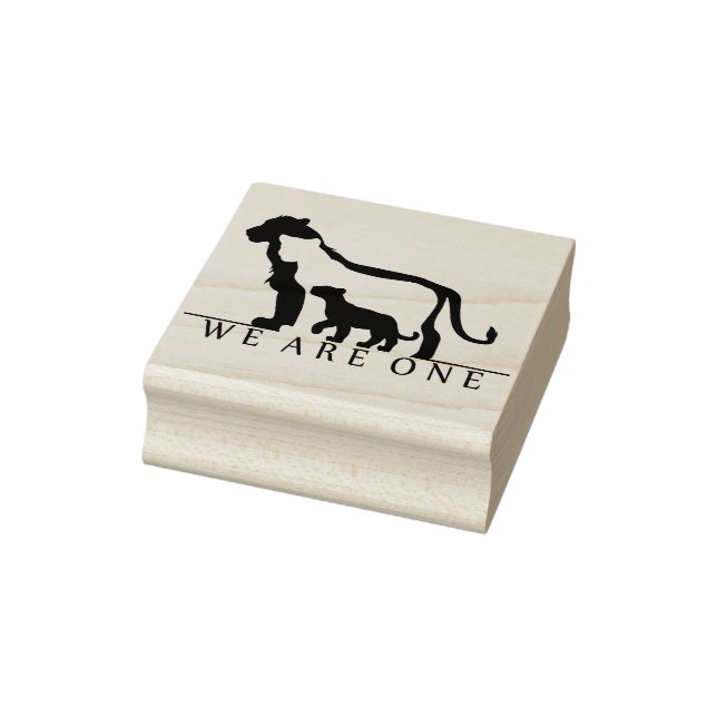 Lion Family Gummistempel (Stempel)