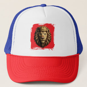 Lion Fierce Cap ferus Animal Design Hat Truckerkappe