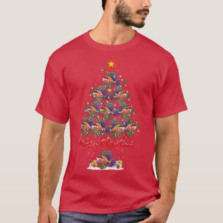 Lion Fish Lover Xmas Matching Santa Lion Fish Chri T-Shirt