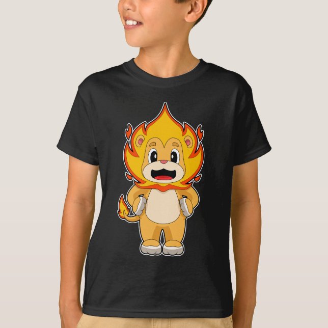Lion Flame T-Shirt (Vorderseite)