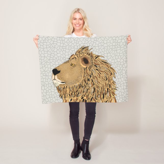 Lion Fleece Blanket (Beispiel)