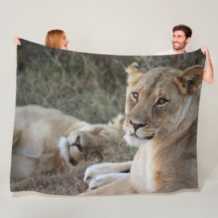 Lion Fleece Blanket