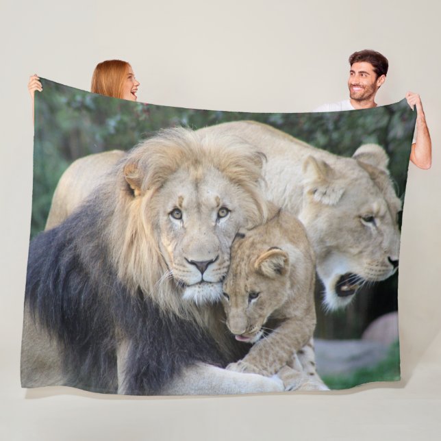 Lion Fleece Blanket (Beispiel)