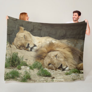 Lion Fleece Blanket