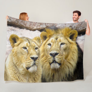 Lion Fleece Blanket