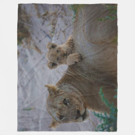 Lion Fleece Blanket