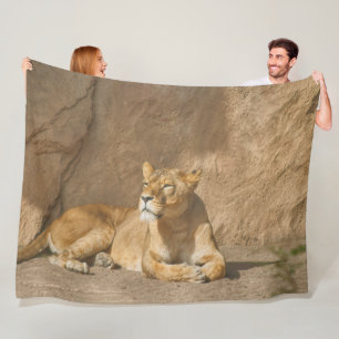 Lion Fleece Blanket