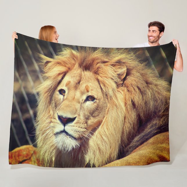 Lion Fleecedecke (Beispiel)