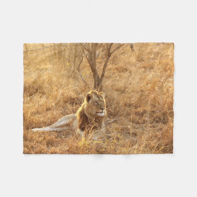 Lion Fleecedecke (Vorderseite (Horizontal))