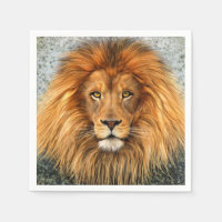 Lion Fotografie Malgrafiebild