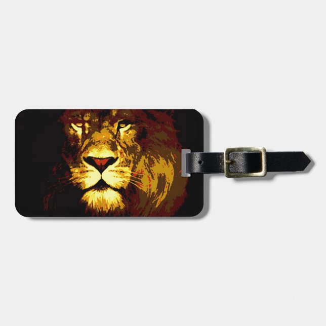 Lion Gepäckanhänger (Vorderseite horizontal)