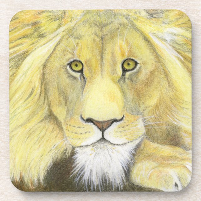 Lion Getränkeuntersetzer (Vorderseite)