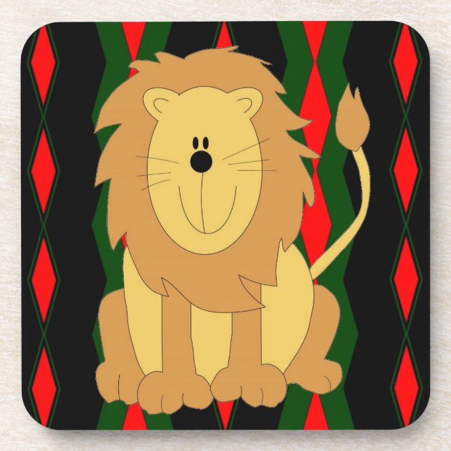 Lion Getränkeuntersetzer (Vorderseite)