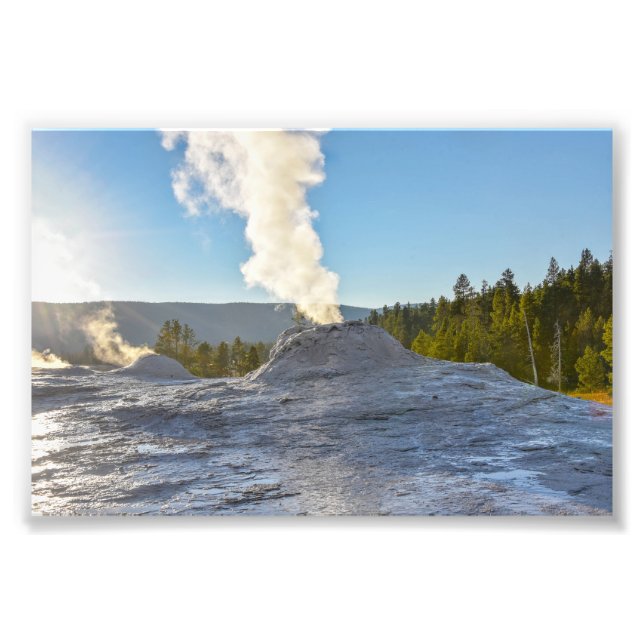 Lion Geyser, Yellowstone Nationalpark, wyomoming Fotodruck (Vorne)