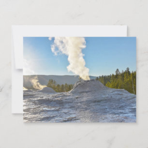Lion Geyser, Yellowstone Nationalpark, wyomoming Postkarte