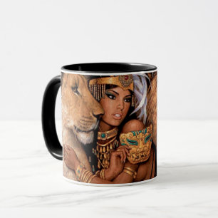 Lion Goddess Ägyptische Prinzessin-Tasse Tasse