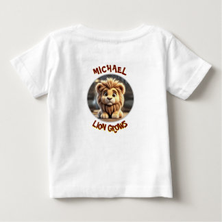Lion Grows Baby T-shirt