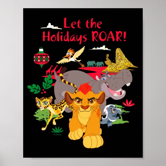 Lion Guard Let The Holidays Roar  Poster (Vorne)