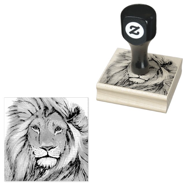 Lion Gummistempel (Stempel)