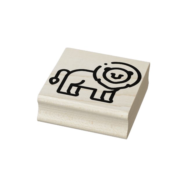 Lion Gummistempel (Stempel)